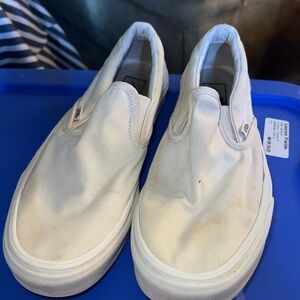 White Van Slip-On Sneakers
